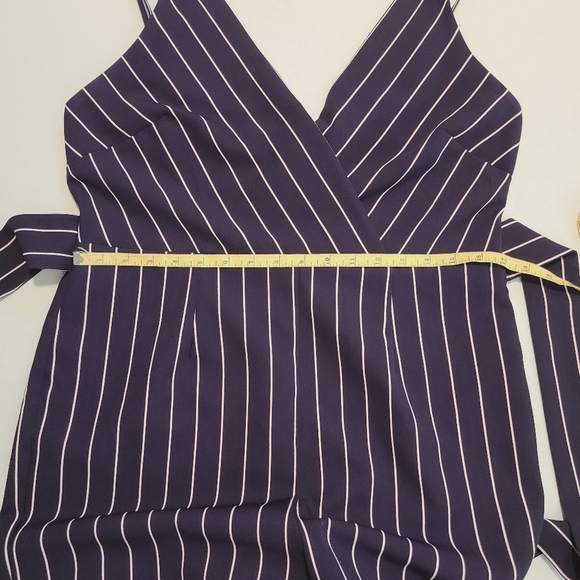 NWT ASOS Wrap Jumpsuit Navy Size 10 - Picture 12 of 14